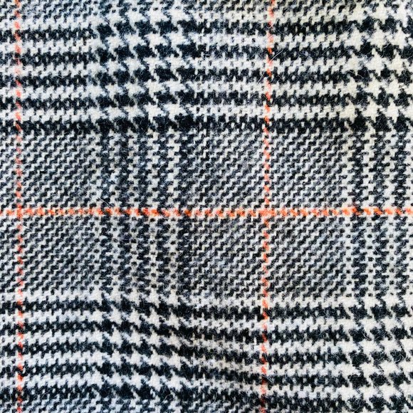 Kendall & Kylie Black & Brown Plaid Menswear-Inspired Winter Coat NWT MSRP $180 - Picture 3 of 16